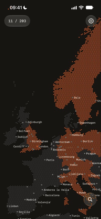 raum. screen: map, dark