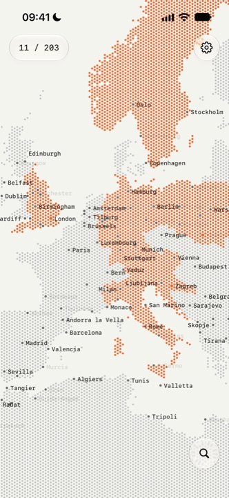 raum. screen: map, light